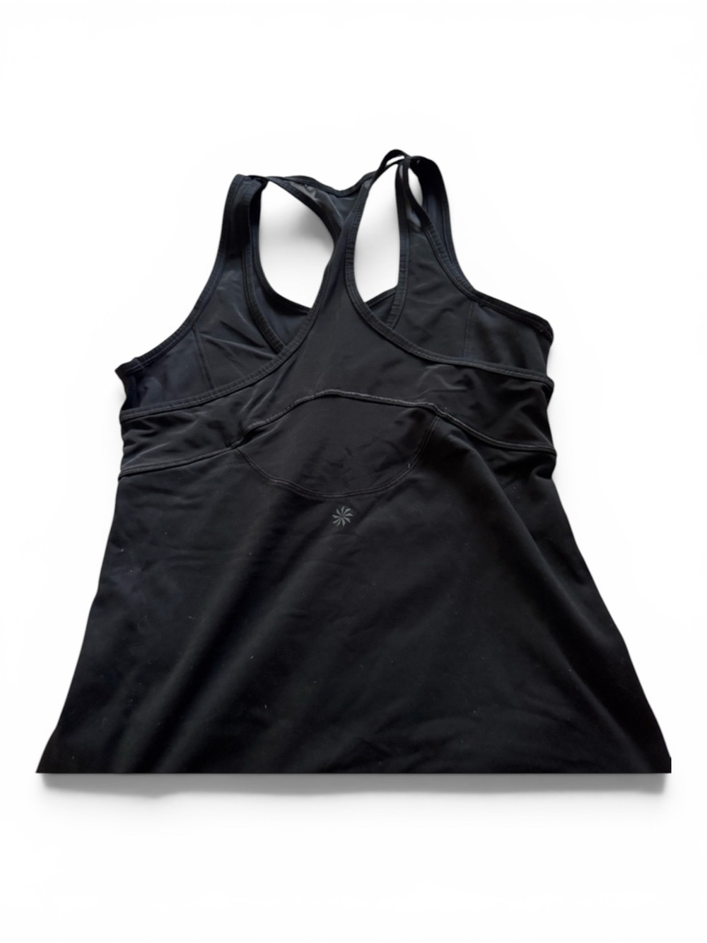 Athleta Women's Black Racerback Tank Top - Picture 2 of 6